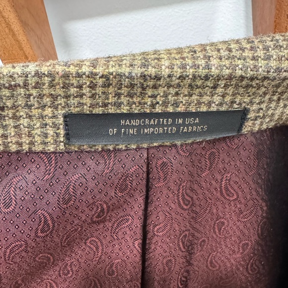 Allen Edmonds tweed sport coat 40R - Picture 3 of 6